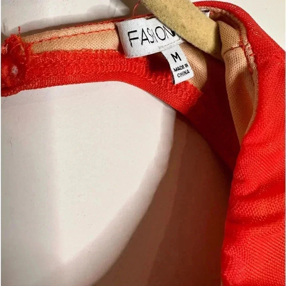 FashionNova Red Back out dress - Picture 8 of 8